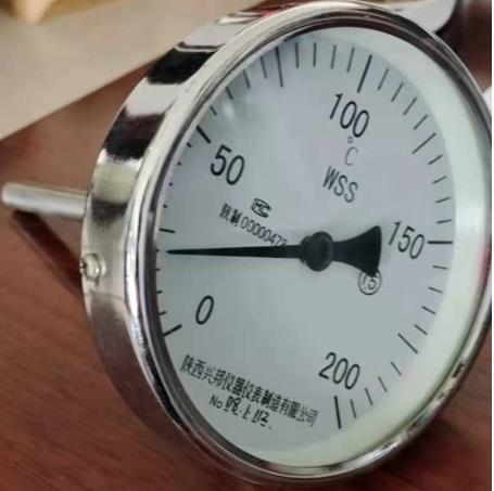 雙金屬溫度計，WSS-301-401-501,1.5級，0-500℃